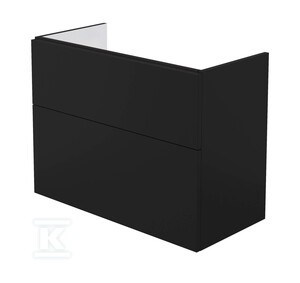 Szafka umywalkowa Prizma, bez blatu, 800x385x600 mm, nero