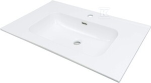 Umywalka wpuszczana Tubo, biała 80,3x46 cm   &nbsp;CTU_6U8W