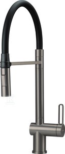 Bateria zlewozmywakowa Magnetic, titanium, z elastyczną wylewką z słuchawką 2-funkcyjną
