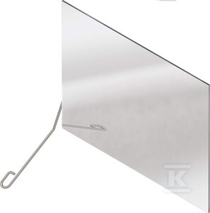 Lustro odchylane LehnEN Evolution, 600 x 450 mm, lewe o