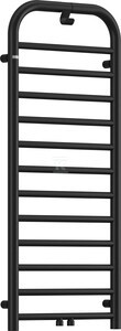 Grzejnik łazienkowy SILIA czarny mat, 121 cm x 500 mm