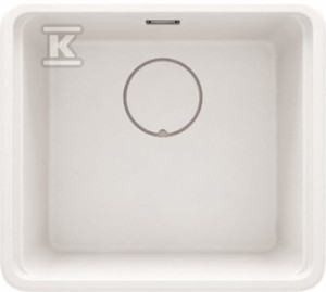 Zlewozmywak granitowy 1-komorowy Momi, alabaster   &nbsp;ZKM_A10A w