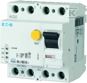 Wyłącznik różnicowoprądowy typ G/B 4-biegunowy FRCdM-25/4/003-G/B    167892