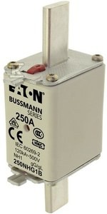 Wkładka bezpiecznikowa, LV, 250 A, AC 500 V, NH1, gL/gG,