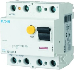 Wyłącznik różnicowoprądowy 4-biegunowy PFIM-40/4/003-MW    235410