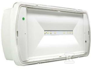 Oprawa awaryjna LED, Safelife dwufunkcyjna 2,5-3,8W 150lm 3h, IP65 o