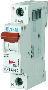 Wyłącznik nadprądowy 10kA DC PL7-C4/1-DC    264885 w