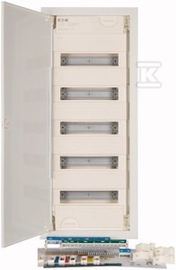 Rozdzielnica modułowa podtynk. IP30 5x70 płaska KLV-60UPS-F