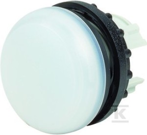 Lampka M22-L-W główka płaska biała    216771 w