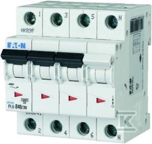 Wyłącznik nadprądowy 6kA PL6-D40/3N    165044