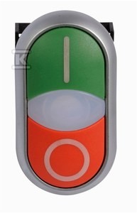 Napęd przycisku podwójnego, podświetlane M22-DDLM-WS-X1/X0    284832 w