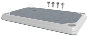 Flansza z otworami 25628 mm IP55 F3A-2K-D70/3 EATON 501499 o
