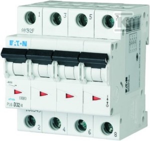 Wyłącznik nadprądowy 6kA PL6-C32/4    166526