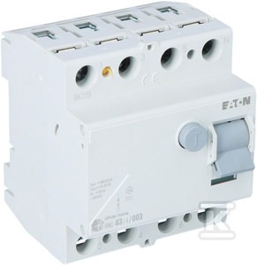 Wyłącznik różnicowoprądowy 6kA typ AC HNC-63/4/003    194695