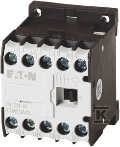 Stycznik AC-3/I=9A P=4kW/ 1Z 0R DILEM-10-G(12VDC)    079594