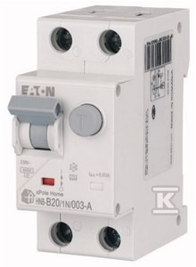 Wyłącznik kombinowany 6kA typ A HNB-B20/1N/003-A    195134