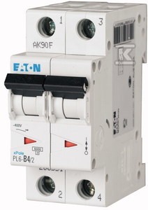 Wyłącznik nadprądowy 6kA PL6-C4/2    286563