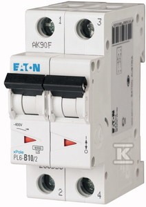 Wyłącznik nadprądowy 6kA PL6-C10/2    286565