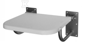 Siedzisko prysznicowe Ergoplus, unoszone, Inox    RN N