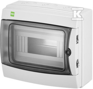 Rozdzielnica GALANT PLUS RN 45870 IP65 drzwi transparentne N+PE (8