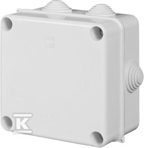Puszka natynkowa PK-5 IP55 130x130x82 EP-Lux bez wkładu
