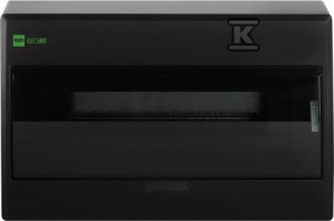 Rozdzielnica natynkowa elegant 1x12 IP 40 (PE+N) kolor czarny o