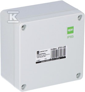 Puszka natynkowa 105x105x66 IP65 INDUSTRIAL    2701-00 w