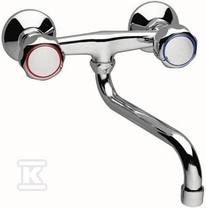 Bateria zlewozmywakowa Standard ścienna, chrom    BST5 w