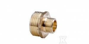 Nypel redukcyjny mosiężny 5/4"x1" żółty    N15Z w
