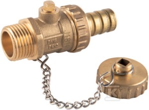 Kurek kulowy spustowy, wkrętny, 3/4", F-Comfort    ZSN2
