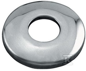 Rozeta 1/2" wypukła, chrom    R03
