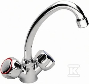Bateria zlewozmywakowa Standard stojąca, chrom    BST4 w