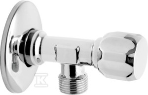 Zawór grzybkowy kątowy z metalowym uchwytem 1-2" x 1-2" o