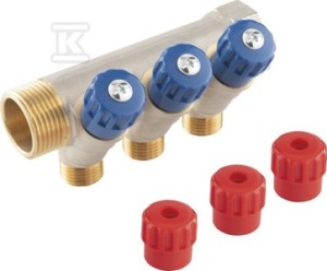 Rozdzielacz sanitarny 1"x1/2", 3-drogowy   &nbsp;RDW250300