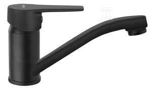 Bateria umywalkowa RITTO BLACK stojąca z obrotową wylewką, czarny o