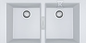 Zlewozmywak wbudowywany Tectonite® Sirius S2D 620 Biały Polarny