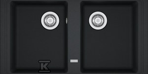 Zlewozmywak wbudowywany Fragranit+ Basis BFG 620 Onyx