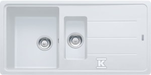 Zlewozmywak wbudowywany Fragranit+ Basis BFG 651 Biały Polarny