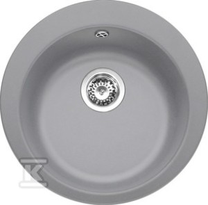 Zlewozmywak wbudowywany Tectonite® Sirius SOD 610-40 Kamienny Szary