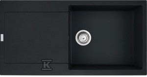 Zlewozywak Fragranit + MRG 611-97 Czarny mat