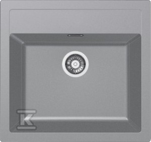 Zlewozmywak wbudowywany Tectonite® Sirius SID 610 Kamienny Szary