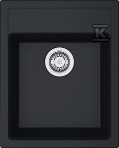 Zlewozmywak wbudowywany Tectonite® Sirius SID 610-40 Onyx