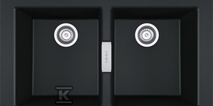 Zlewozmywak wbudowywany Tectonite® Sirius S2D 620 Onyx