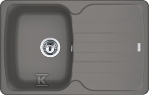 Zlewozmywak wbudowywany Fragranit+ Antea AZG 611-78 Kamienny Szary