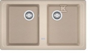 Zlewozmywak wbudowywany Fragranit+ Basis BFG 620-34-34 Beżowy