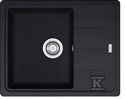Zlewozmywak wbudowywany Fragranit+ Basis BFG 611-62 Onyx