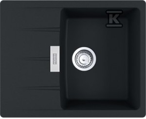 Zlewozywak Fragranit + CNG 611-62 Czarny mat
