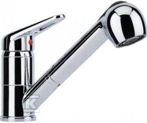 Bateria kuchenna Prince II pull-out spray Chrom