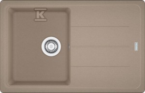 Zlewozmywak wbudowywany Fragranit+ Basis BFG 611 Cappuccino