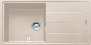 Zlewozmywak wbudowywany Fragranit+ Basis BFG 611-97 Orzechowy